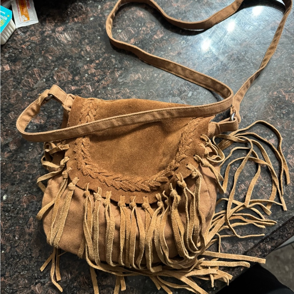 American Eagle Outfitters Tan Crossbody Bag